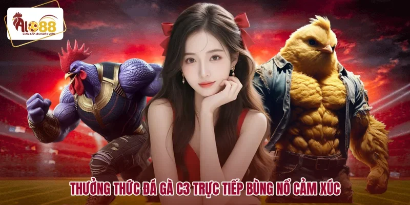 Thưởng thức đá gà c3 trực tiếp bùng nổ cảm xúc
