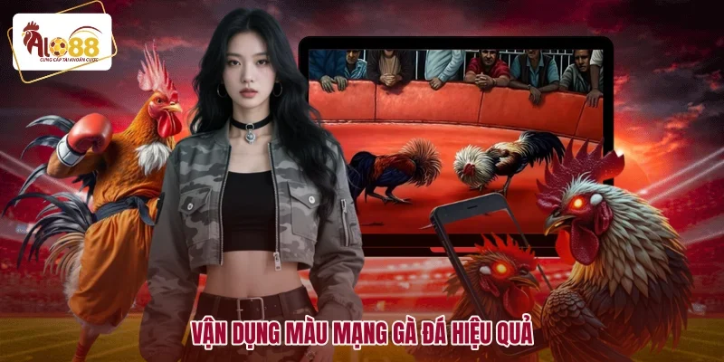 Vận dụng màu mạng gà đá hiệu quả